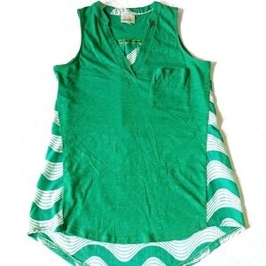 Porridge Tank Top XS Anthropologie Green